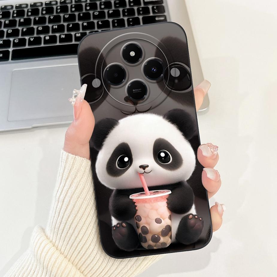 For Xiaomi Poco C75 Case Redmi 14C Cute Dog Panda Cartoon Cover Soft Silicone Phone Case For Xiaomi Redmi 14C PocoC75 C 75 Shell