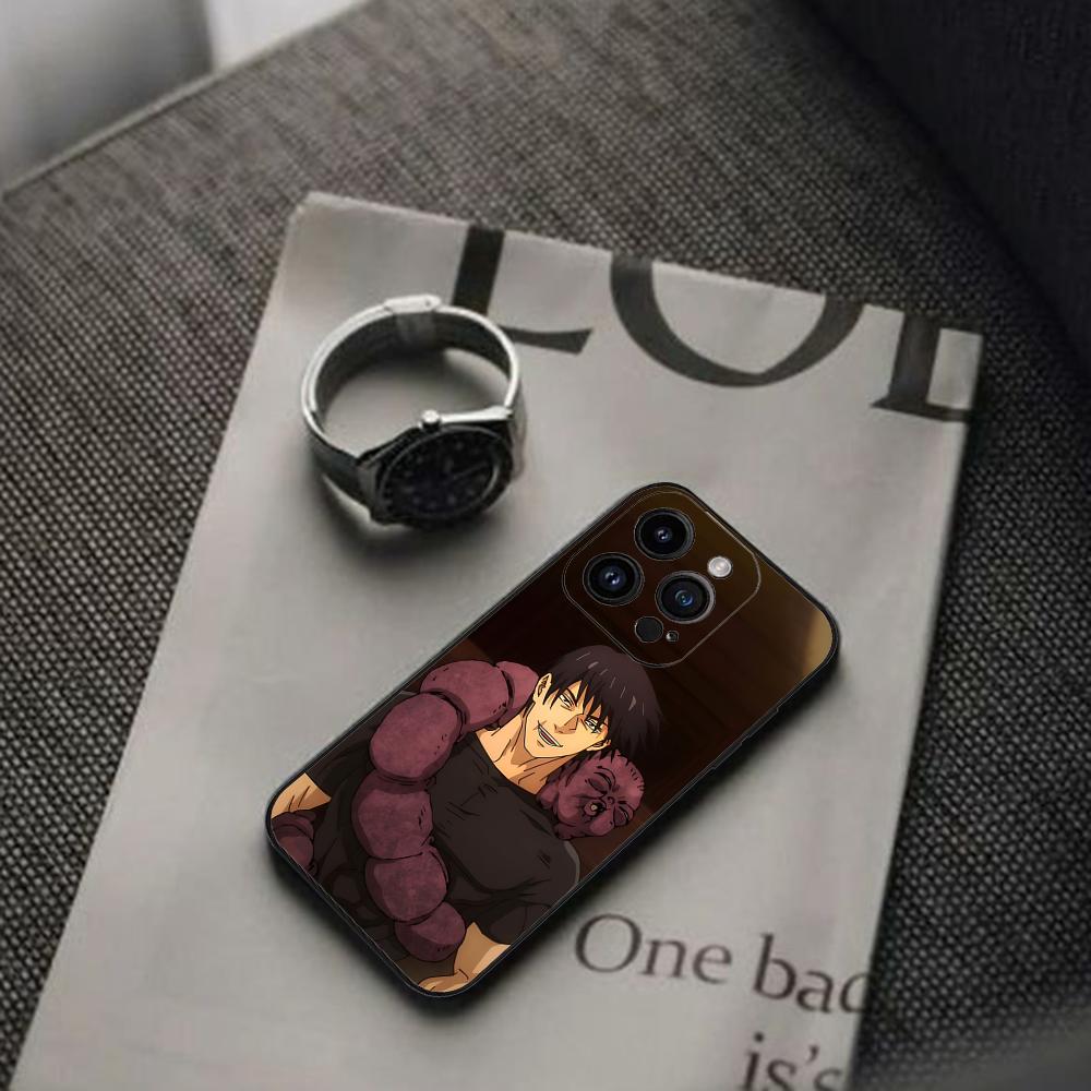 Toji Fushiguro Jujutsu Kaisen Phone Case For Iphone 16 15 11 13 14 Pro Max 7 8 Plus X Xr Xs Max 12mini Black Shell Cover Case