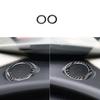 For Jaguar XF Speaker Sound Ring Trim Dashboard L&R Real Carbon Fiber 16-2020