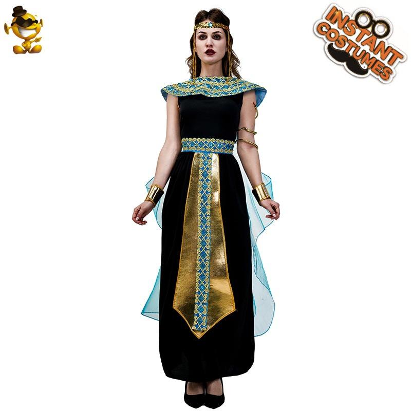 Adult Women's Cleopatra Halloween Costume Cosplay Egypt Party Costume Stage Performance Costume