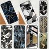 Marble Geometric Art Case For Realme 14 12 10 11 13 Pro Plus GT 6 6T 5 GT7 Pro C61 C55 C51 C21Y C25S C67 C75 C53