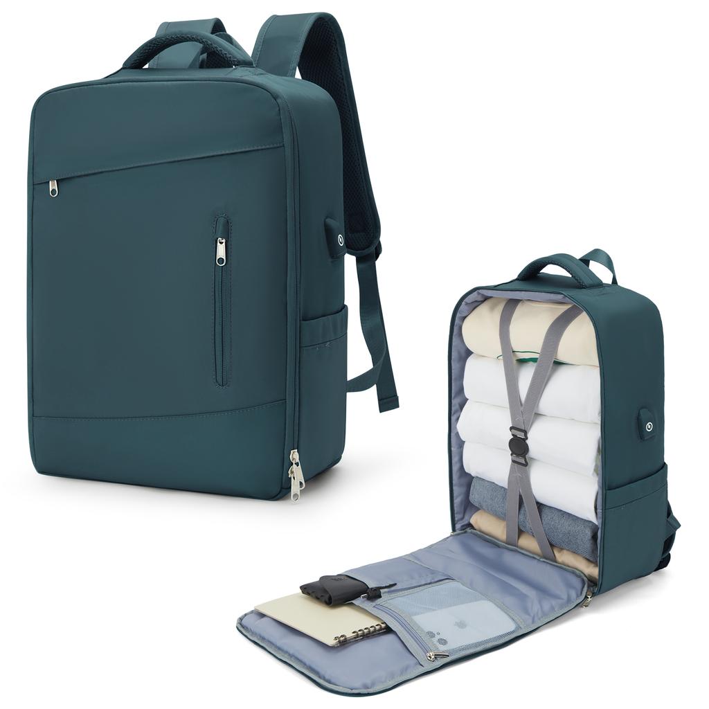 Travel Laptop Backpack Business Sturdy Laptops Backpack With Usb Charging Port Carry On Women Travel Backpack Water-Repellent Bag