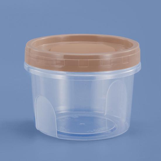 Set di 2 contenitori ermetici per congelatore con coperchi a vite da 400/500/700 ml, contenitore per alimenti sigillato senza BPA per la preparazione dei pasti in cucina, contenitore rotondo a prova di perdite.