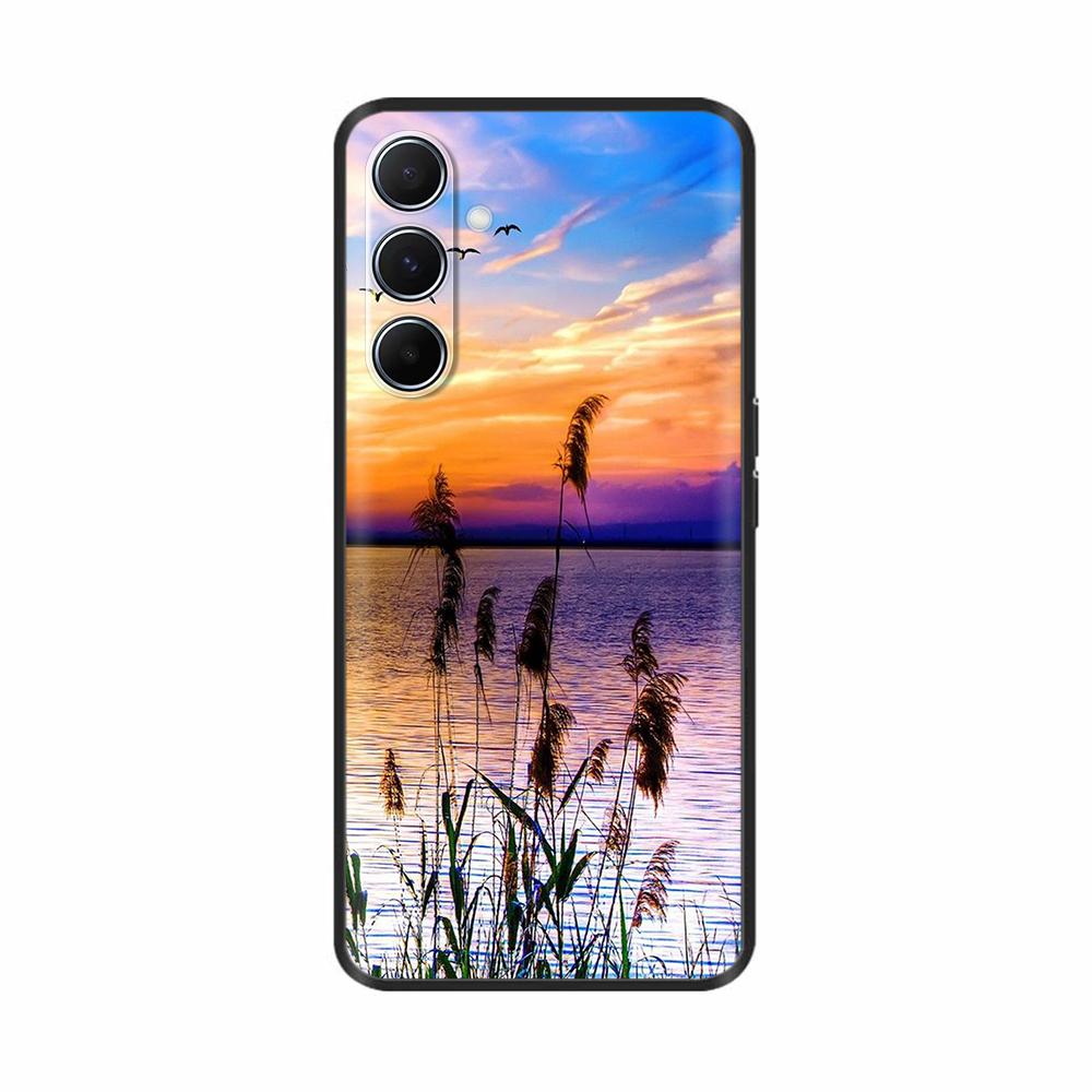 Für Samsung Galaxy A26 5G Hülle Luxuriöses Weiches Schwarzes Silikon Bumper Handytaschen für Samsung A26 5G Hüllen Rückseite Coque Funda Capa