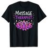 Fun Massage Therapist Graphic TShirt Womens Fashionable Casual TShirt Graphic T Shirts Aesthetic Clothes Summer Streetwear