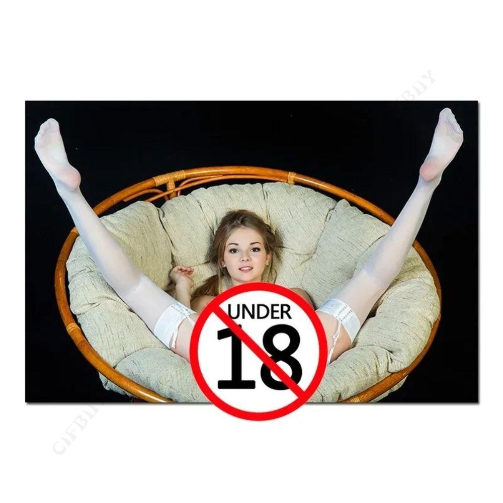 Vintage Pinup Girl Metal Wall Sign Retro Decor 20x30cm