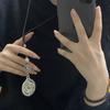 Zen Náhrdelník Cool Jiugong Bagua otočný přívěsek v pase Tag Lucky