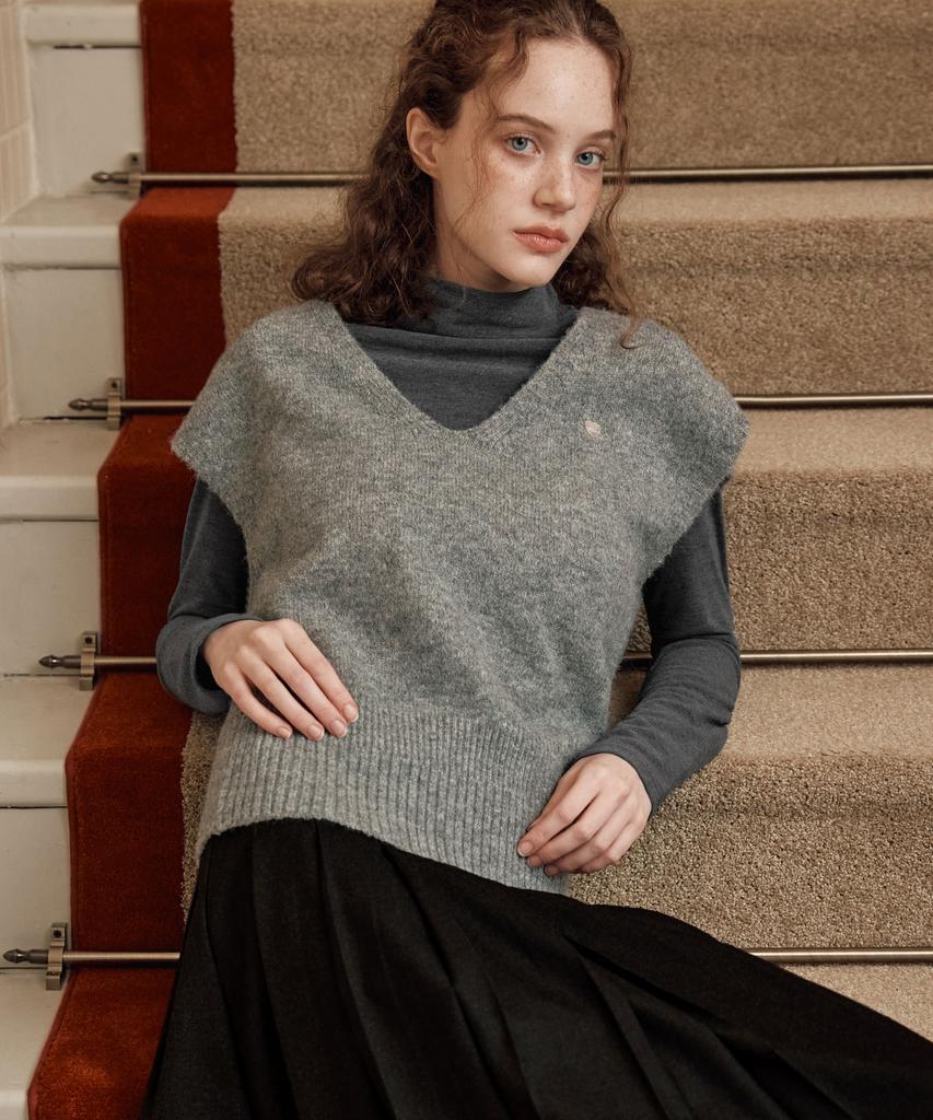 ZEROSTREET [3 Colors] Soft Basic Half Turtleneck