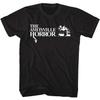Amityville Horror Classic MGM Horror Film Movie Logo Black Adult T-Shirt Tee