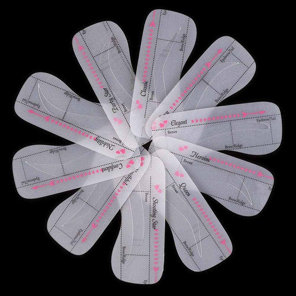 Reusable Template Card Eyebrow Stencil Makeup Tools Grooming Shaper
