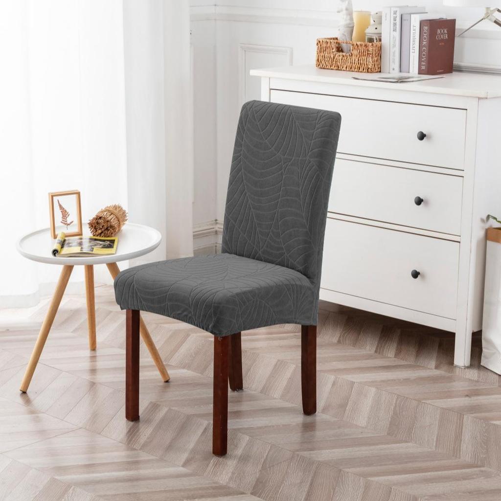 Waterproof High-Back Dining Chair Cover - Soft, Comfortable, Silky, Skin-Friendly Fabric