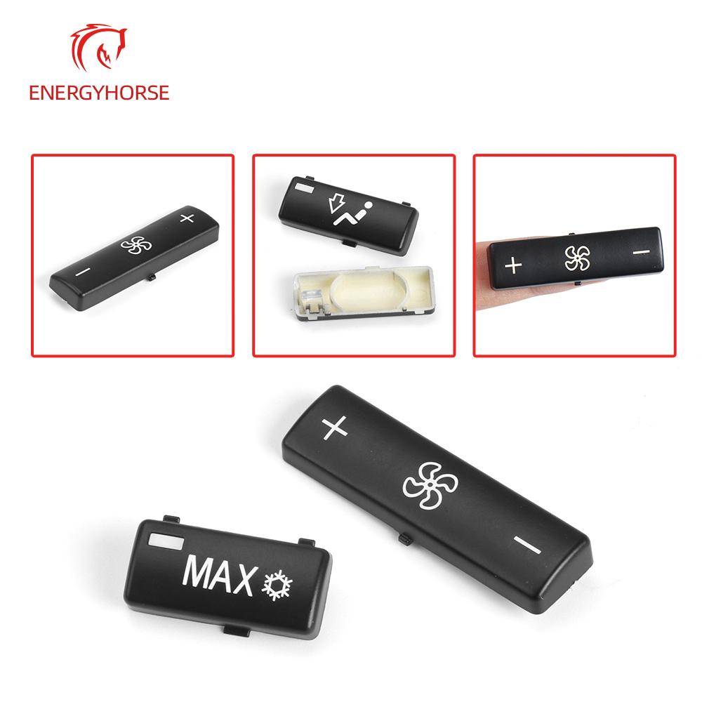 Car A/C Heater Climate Temperature Control Push Button Air Condition Key Cap Climate Control Cover For BMW 5 Series E39 X5
