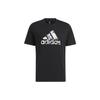 Camouflage Alphabet Logo Print Round Neck Short Sleeve T-Shirt Men Tops Black HE7418