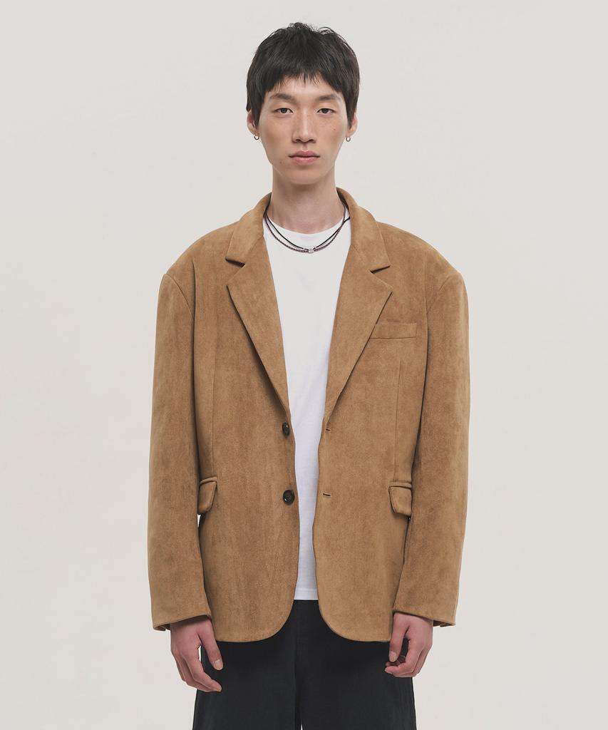Noise Suede Blazer - Beige