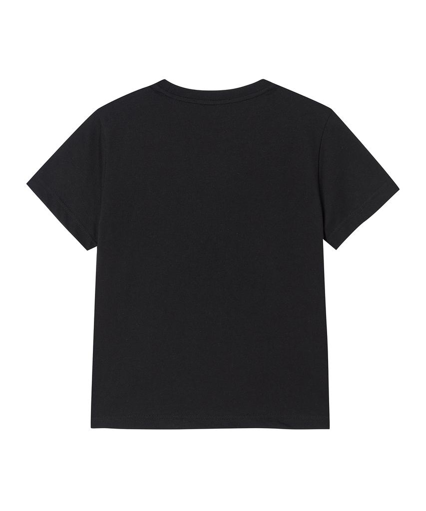 AWESOME STUDIO Kitsch Patchwork T-Shirt Black