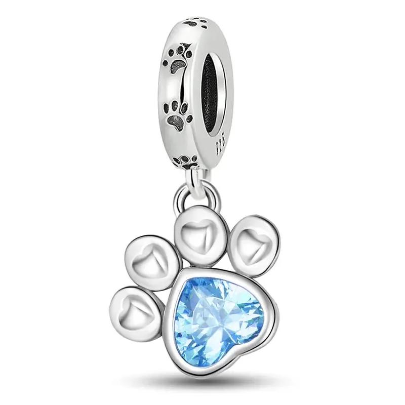 Copper Animal Dumbbell Cute Pink Dog Charm Bead Charms Bead Charms Compatible With Diy Bracelets Bangle Making Gift Of High Quality Jewellery