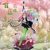 22cm Anime Demon Slayer Battle Kanroji Mitsuri Figure Doll Statue Model Gk Collection Desktop Decoration Toys Gifts