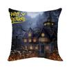 Housse de Coussin Thème Halloween Voiture Bureau Salon Canapé Décoration Lanterne Citrouille Halloween