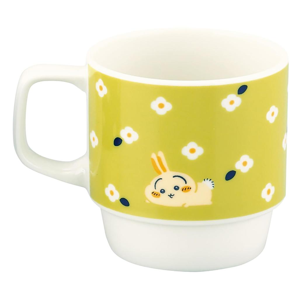 Officially Licensed Chiikawa Rabbit Approximately 9x9cm Wooden Gift Flower Gift for Mug, Large, 340ml, Diameter, Box, Garden, Women, Birthday,