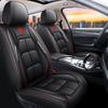 Nappa Leather Universal Car Seat Cover Set - 8-Piece, Full Wrap, All-Season Compatibility