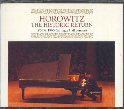 CD VLADIMIR HOROWITZ - Conciertos de 1965 y 1966 en Carnegie Hall FCCC406024 SONY Japón Clásico Usado