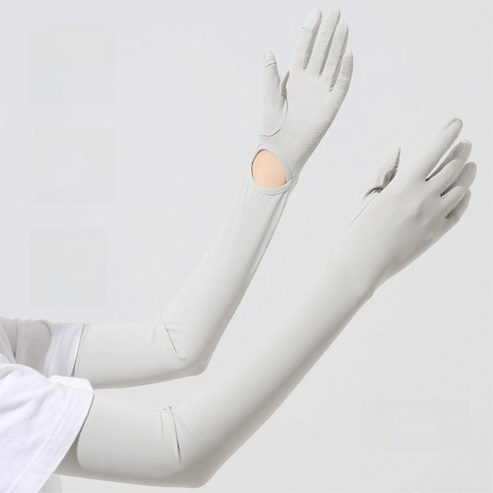 Long Gloves Sun Protection Gloves Ice Silk Bicycle Gloves Breathable Ice Silk Sleeve Summer