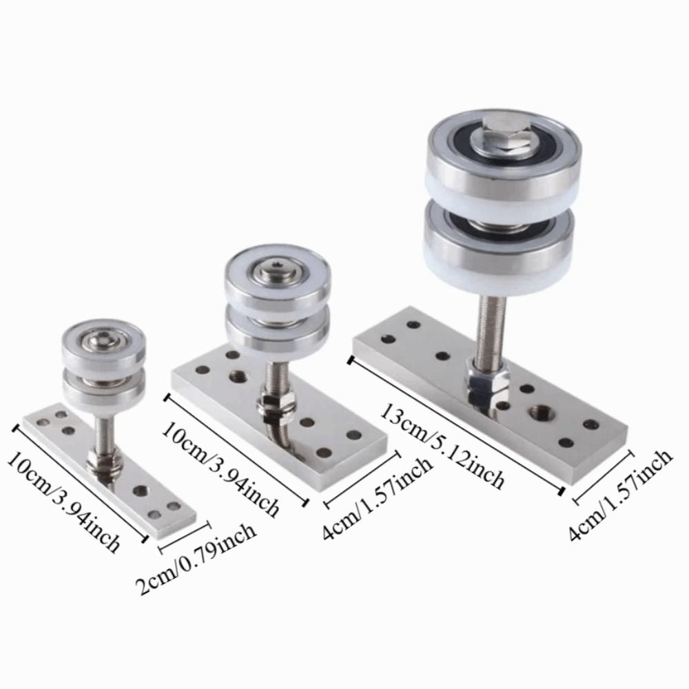 Heavy Duty Folding Door Pulley High Load-Bearing Durable Construction Hanging Wheel Universal Design Silent Operation