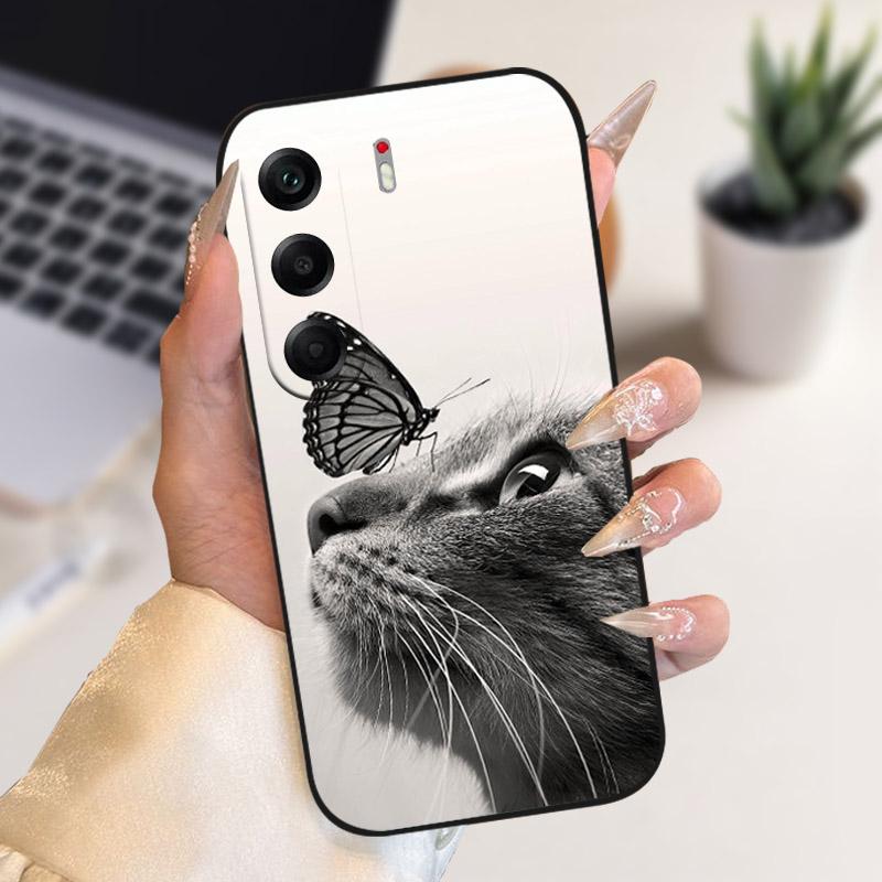 Für Tecno Camon 40 40Pro 4G Hülle Cover CM5 CM6 Weiches Silikon TPU Hülle Für Camon40 Pro 5G CM7 Handyhülle Stoßfester Bumper Funda