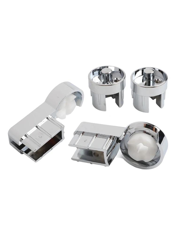 ABS Shower Holder Bath Hinge Brackets Precise Slope Dimensions ABS Chrome Plating Hinges Hinges For Shower Doors