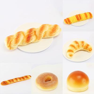 PU Artificial Bread Simulation Food Model Decor Shopwindow Display Photo Props Fake Bread