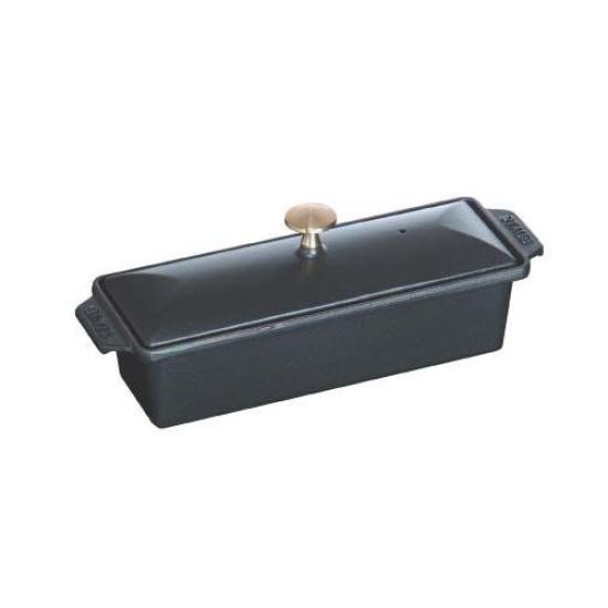 Staub Black Terry Pot Type IH Compatible Japanese Specialty "Terrine 30x11cm" [Authorized Product] 40509-575