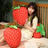 Oreiller Mignon Fruit Enfant Peluche Fraise Oreillers Peluche Super Doux Oreillers Filles Coussin Siège Jouet Fraise Rempli Pour Enfants