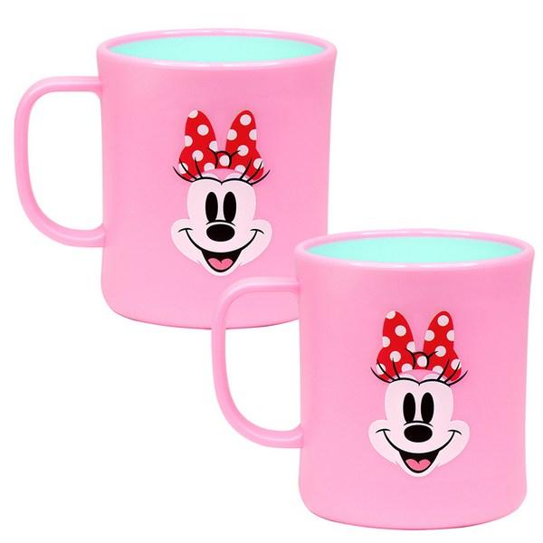 Lilpang D100 Disney Kiyo Becher mit zweifarbigem Henkel L Mini, gemischte Farben, 2 Stück