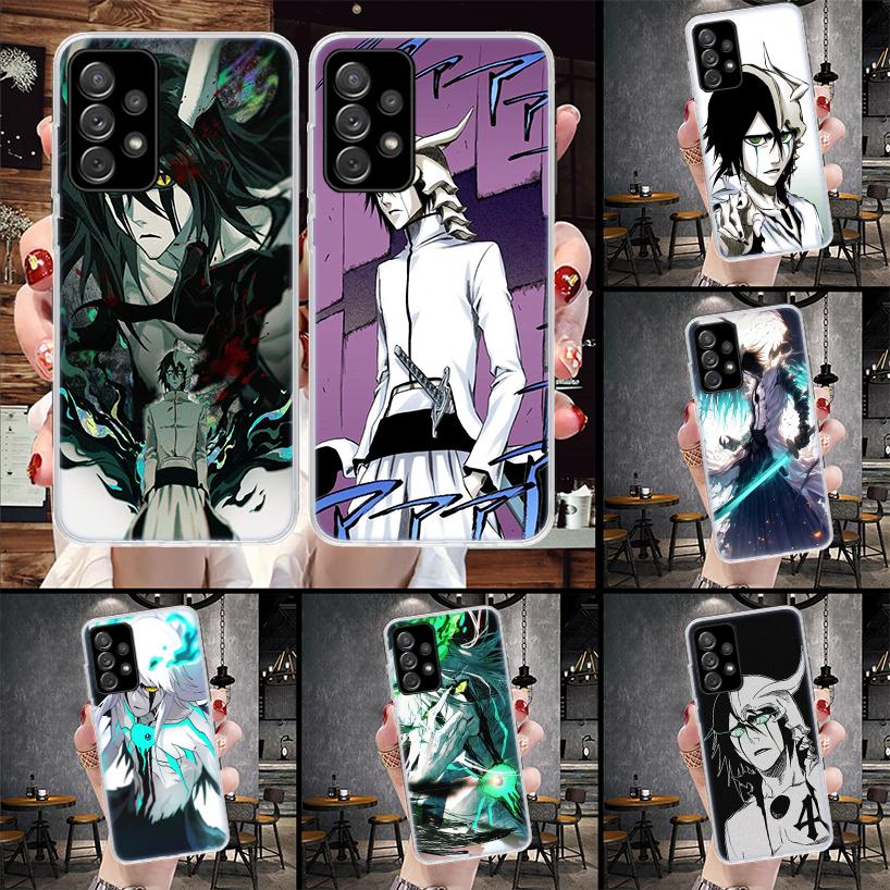 Bleach Ulquiorra Cifer 4 Soft Phone Case For Samsung Galaxy A12 A22 A32 A52 A72 A02S A51 A50S A71 A70 A31 A20S Note 20 Ultra S10