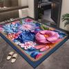 Europa Stijl 3D Effect Bloemen Tapijt Woonkamer Bank Slaapkamer Studeerkamer Keuken Entree Deur Kleed Antislip Licht Luxe Decor Mat