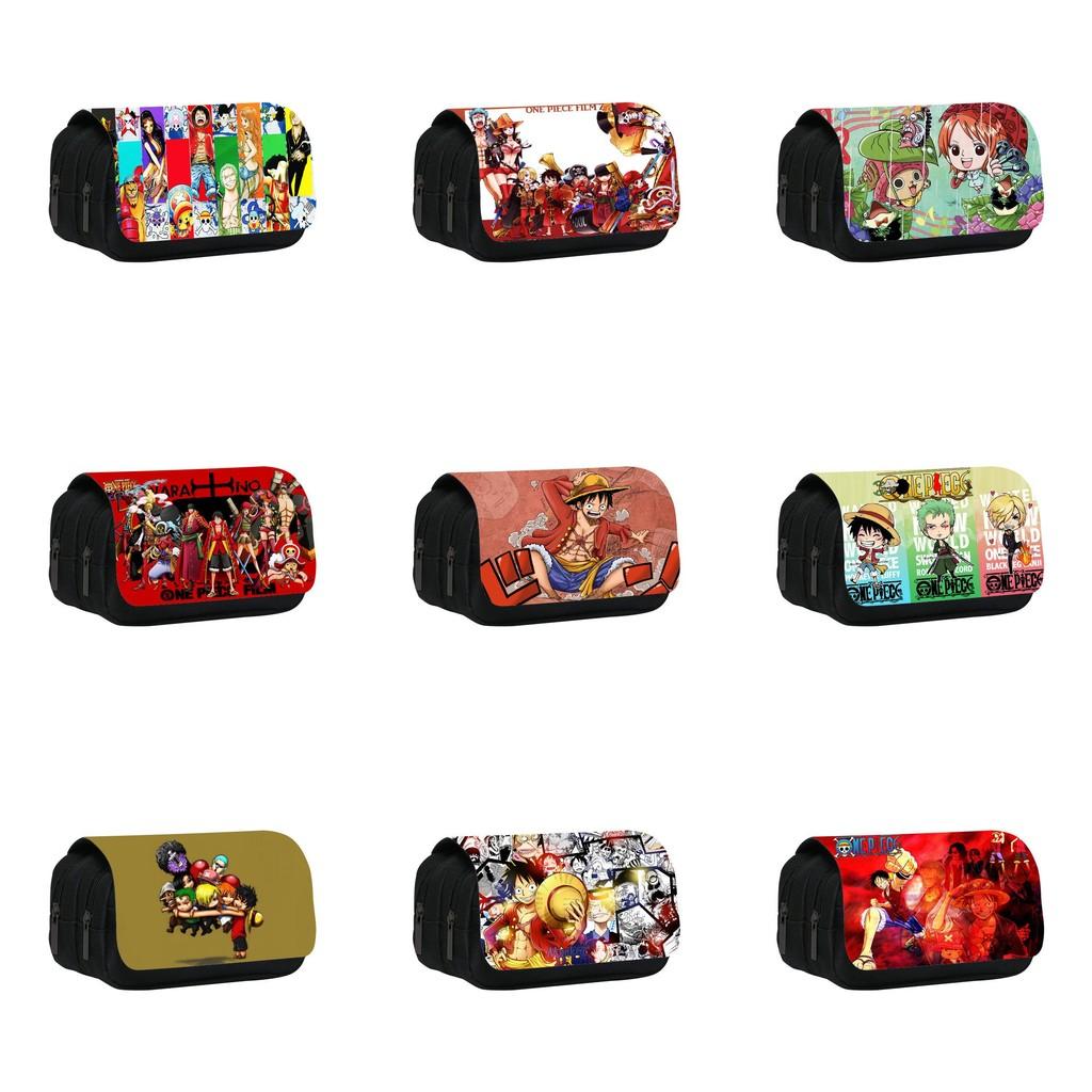 One Piece Double Layer Pencil Case With Nylon Material For Students And Stationery Storage