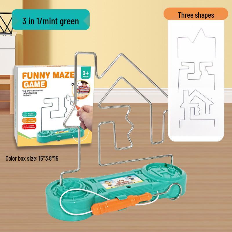 Electromagnetic Hot Wire Maze: Hand-Eye Coordination Training Game