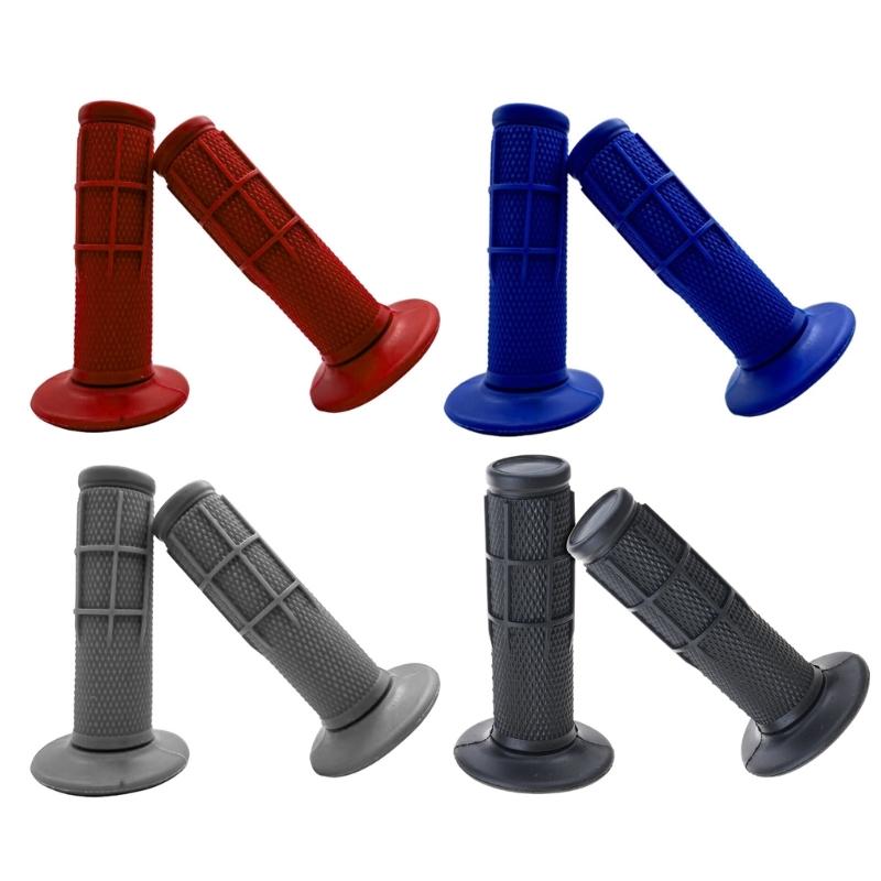 1 Pair Handle Grips Motocross Throttle Bar Grips Universal Pit Bike Handle Bar Grips Rubber Handlebar Grips Replacement
