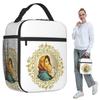 Virgin Mary With Jesus Child Insulated Lunch Bag for Women Office Cooler Thermal Food Box Tote Portable Lunch Boxes Container