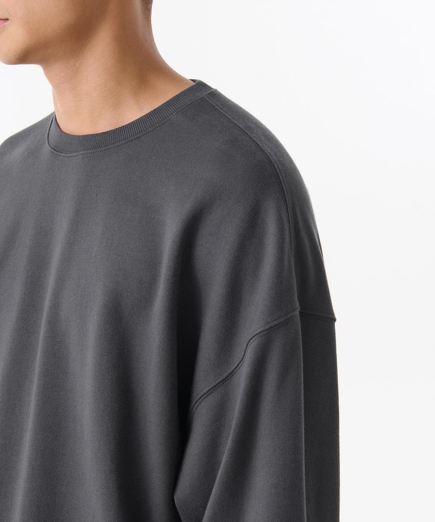 Musinsa Standard Loose Balloon Sweatshirt [Dark Gray]
