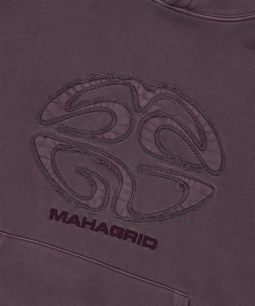 PIGMENT Eclipse Logo Hoodie Deep Purple(Mg2Ffmm411A)