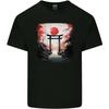 Japanese Tori Gate And Sunset Garden Unisexs Light Cotton Tshirt