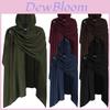 Cosplay Corduroy Cape Voor Halloween Kostuum Theater Podiumoptredens Unisex