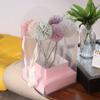 Transparent Handheld Flower Box Handbag Paper Box Bouquet Wrapping Bag Portable Packing Material Flower Bag Valentine Day