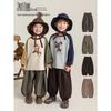 Girls' Ethnic Floral Cuffed Lantern Pants