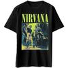 Nirvana T Shirt Kings Of The Street Band Logo New Official Mens Black