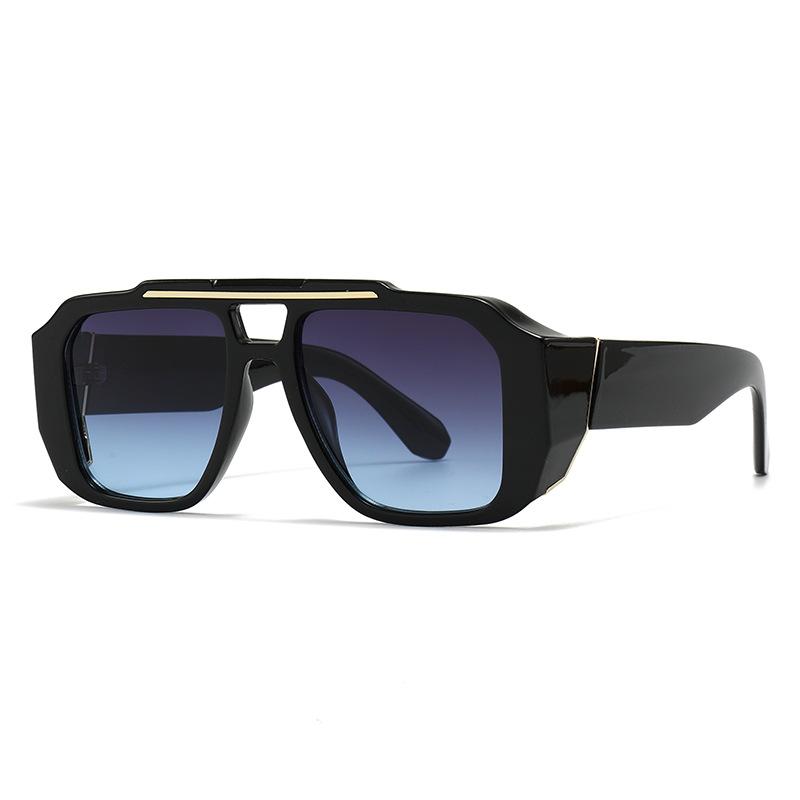 Oversized Double Bridge Sunglasses Women For Men Vintage Luxury Brand Design Sun Glasses Punk Popular Outdoor Eye Glasses UV400