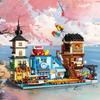 Creative Expert City Street View Hokkaido Dock Building Blocks Architecture Street Store Model Mini Brick Toy Gift for Kid Adult