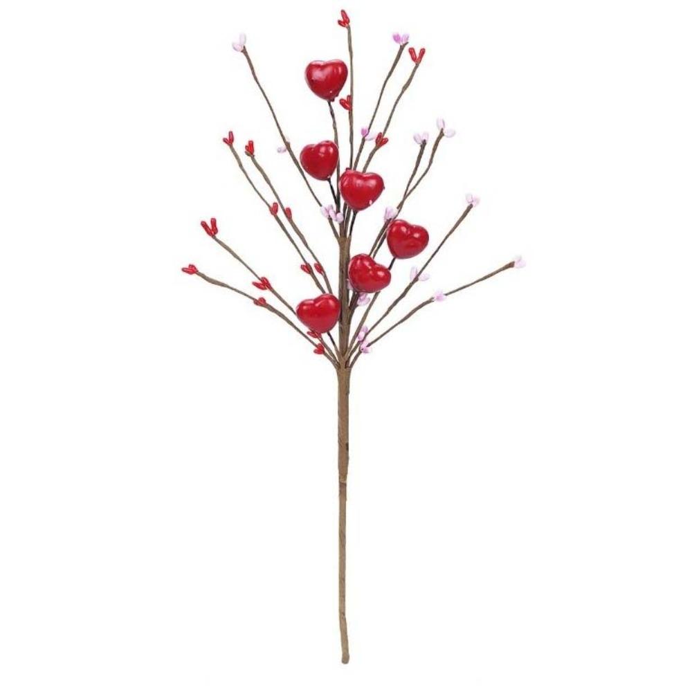 Romantic Heart Bouquet Branch Anti-splash Water Handicraft Artificial Twig Cutting Resin Creative