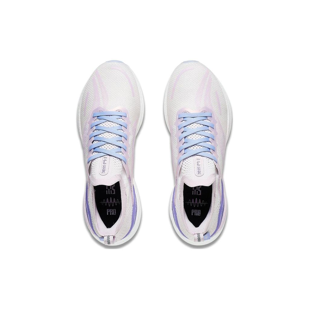 Li Ning Yue Ying 3.0 Pro Bequeme Vielseitige Stoßdämpfende Langlebige Low Top Laufschuhe Damen Sneaker Lila ARHT018-10